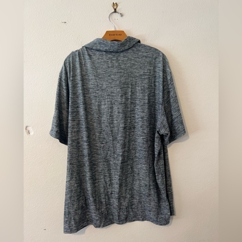 Under Armour Heathered Gray Performance Polo - Picture 3 of 3